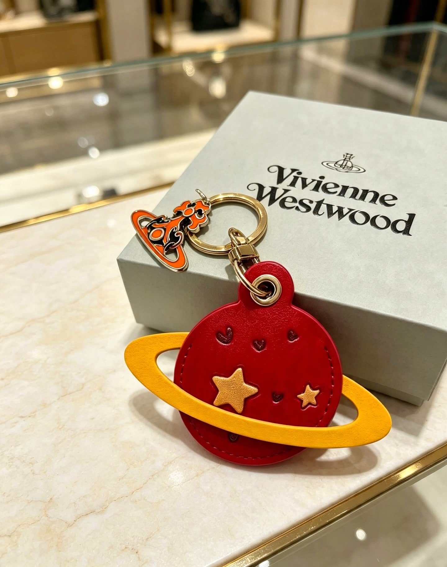 Vivienne Westwood Saturn Keychain